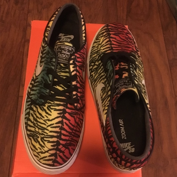 nike zebra sneakers